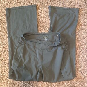 Green Grey Yoga Pants